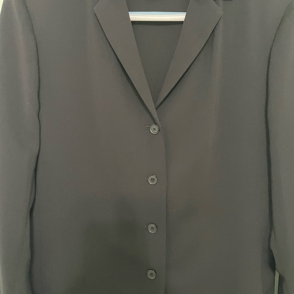 Vansi Fugel size small button up blazer light weight 100% polyester - Picture 4 of 9